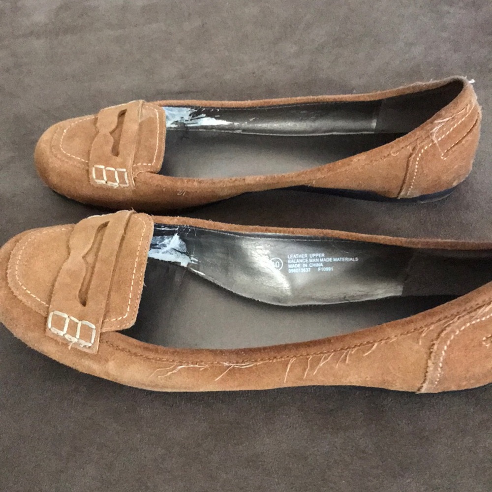 Suede flats